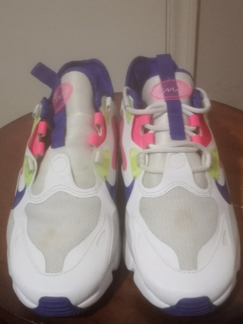 Nike Air Max Shoes Womens Size 6.5 White Multicolor Mesh Sneakers CZ0436-100 - Picture 7 of 15
